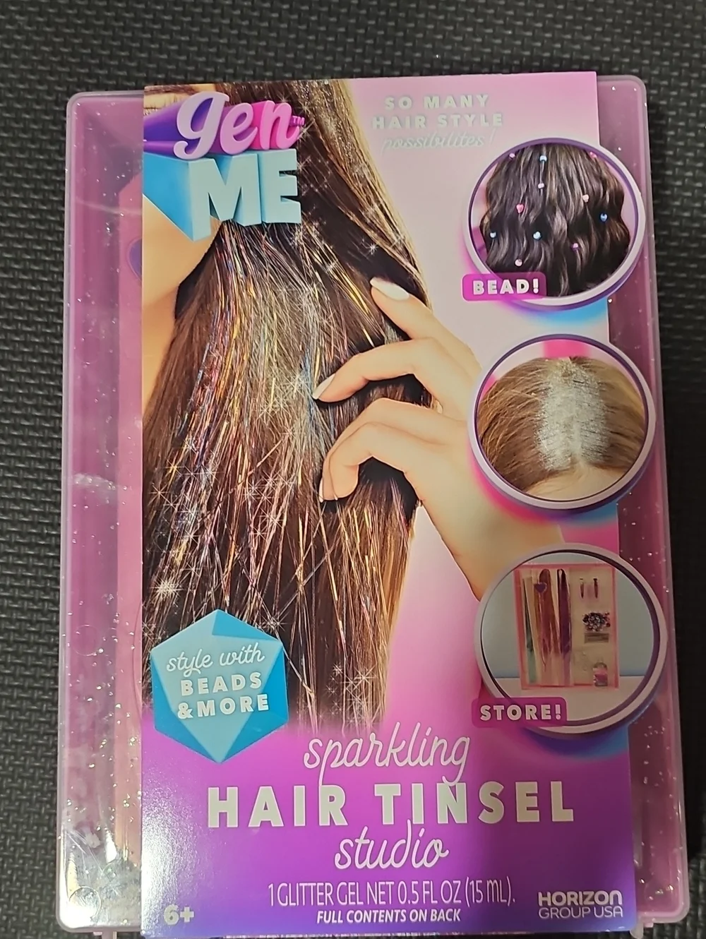 Sparkling Hair Tinsel Studio — Pink Glitter Hair